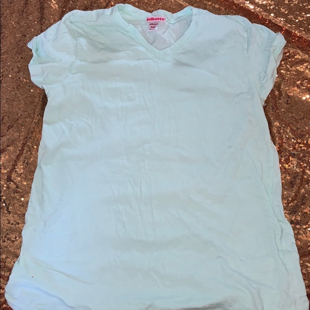 Basic blue tee